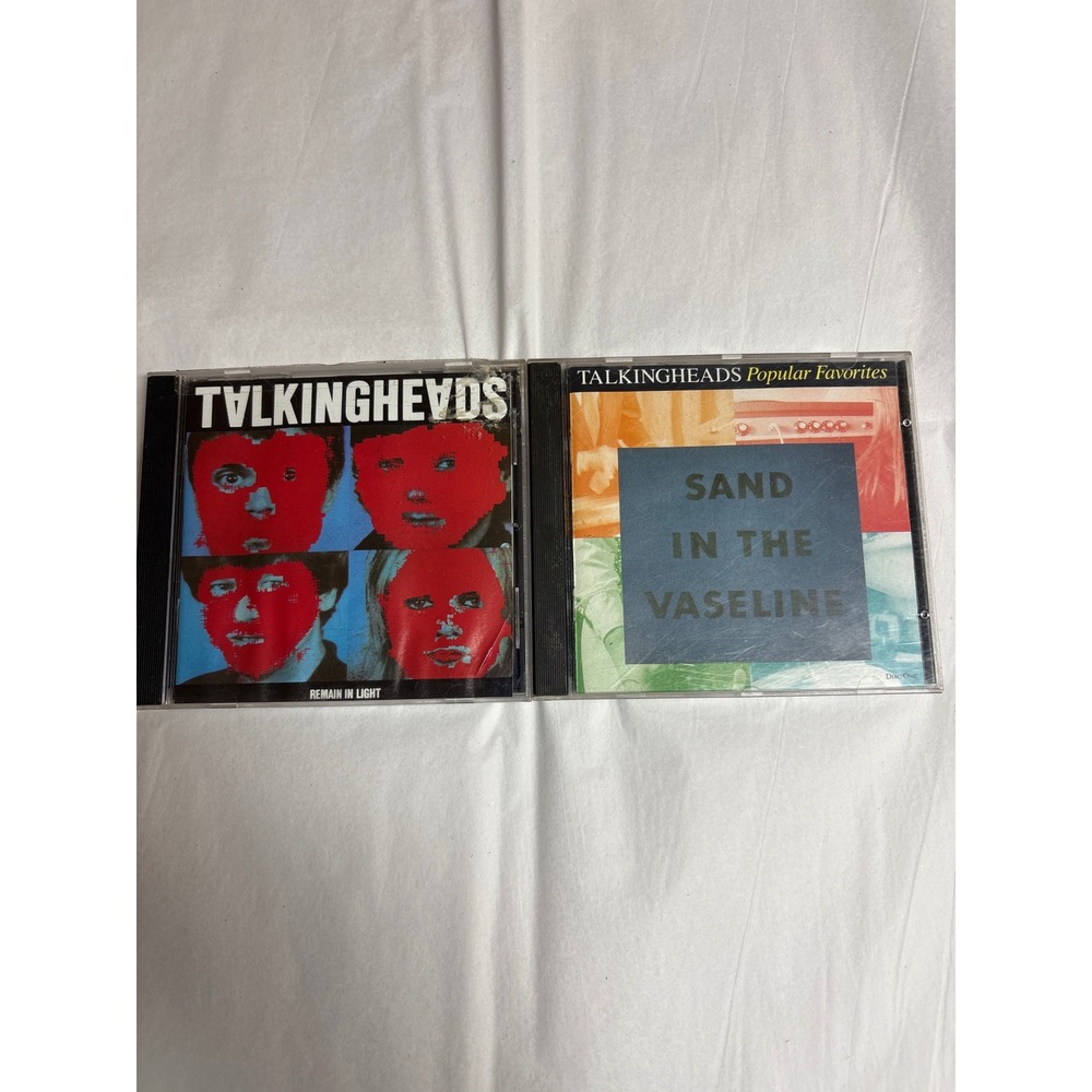 Talking Heads CD Lot Remain in Light & Sand in the Vaseline Disc 1 New Wave